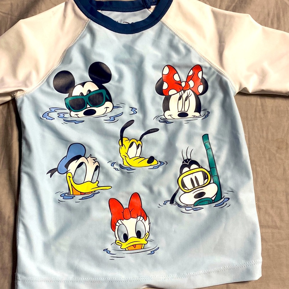 Disney and friends rash guard